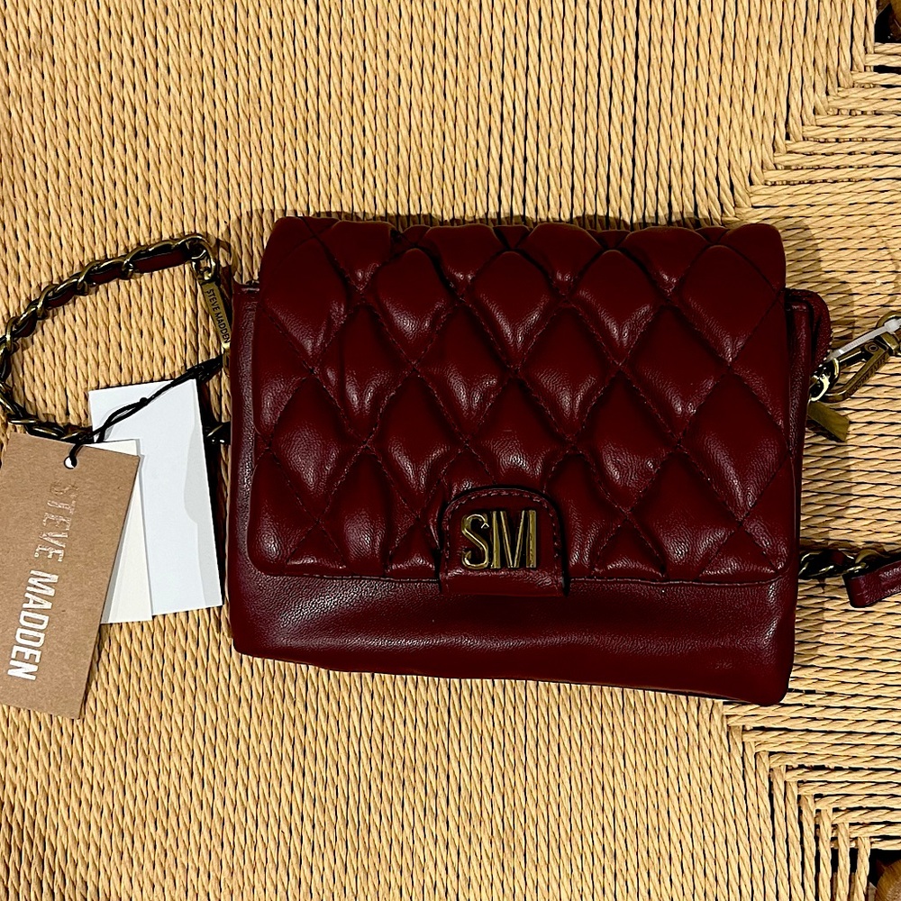Steve Madden Crossbody Bag - Maroon